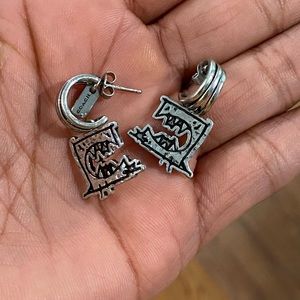 Coach Rexy Triple Hoop Earrings by Guang Yu